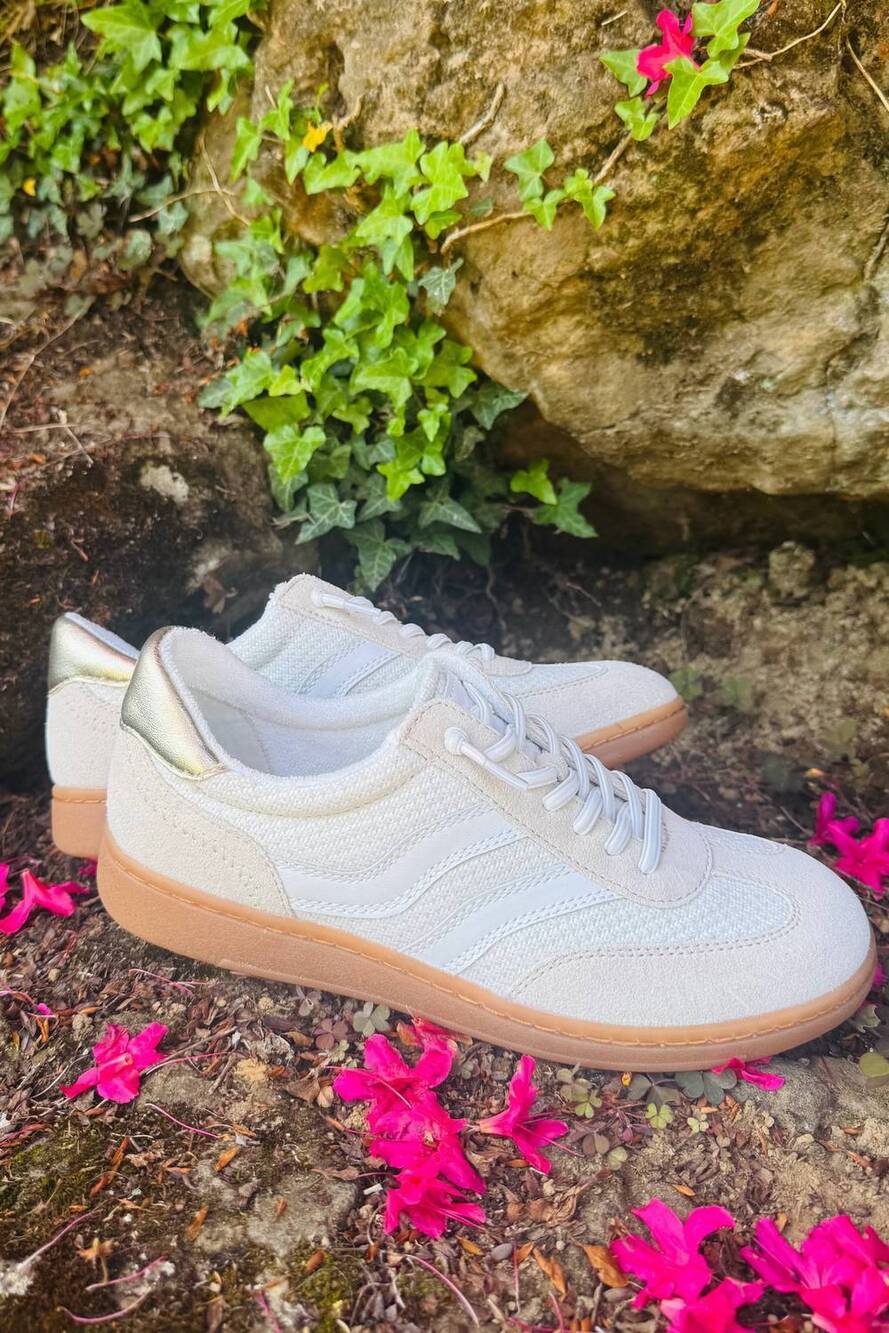 NEW SOFFT women's low top sneaker in natural